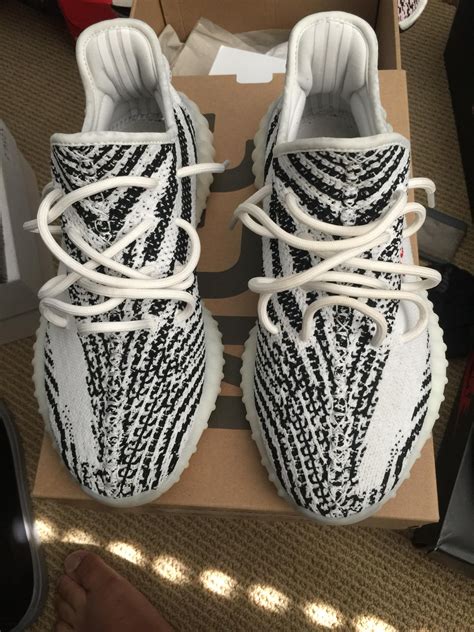 legit check yeezy 350 zebra.